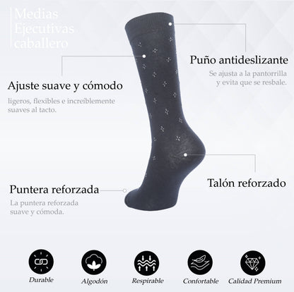 PACK DE 3 MEDIAS EJECUTIVAS