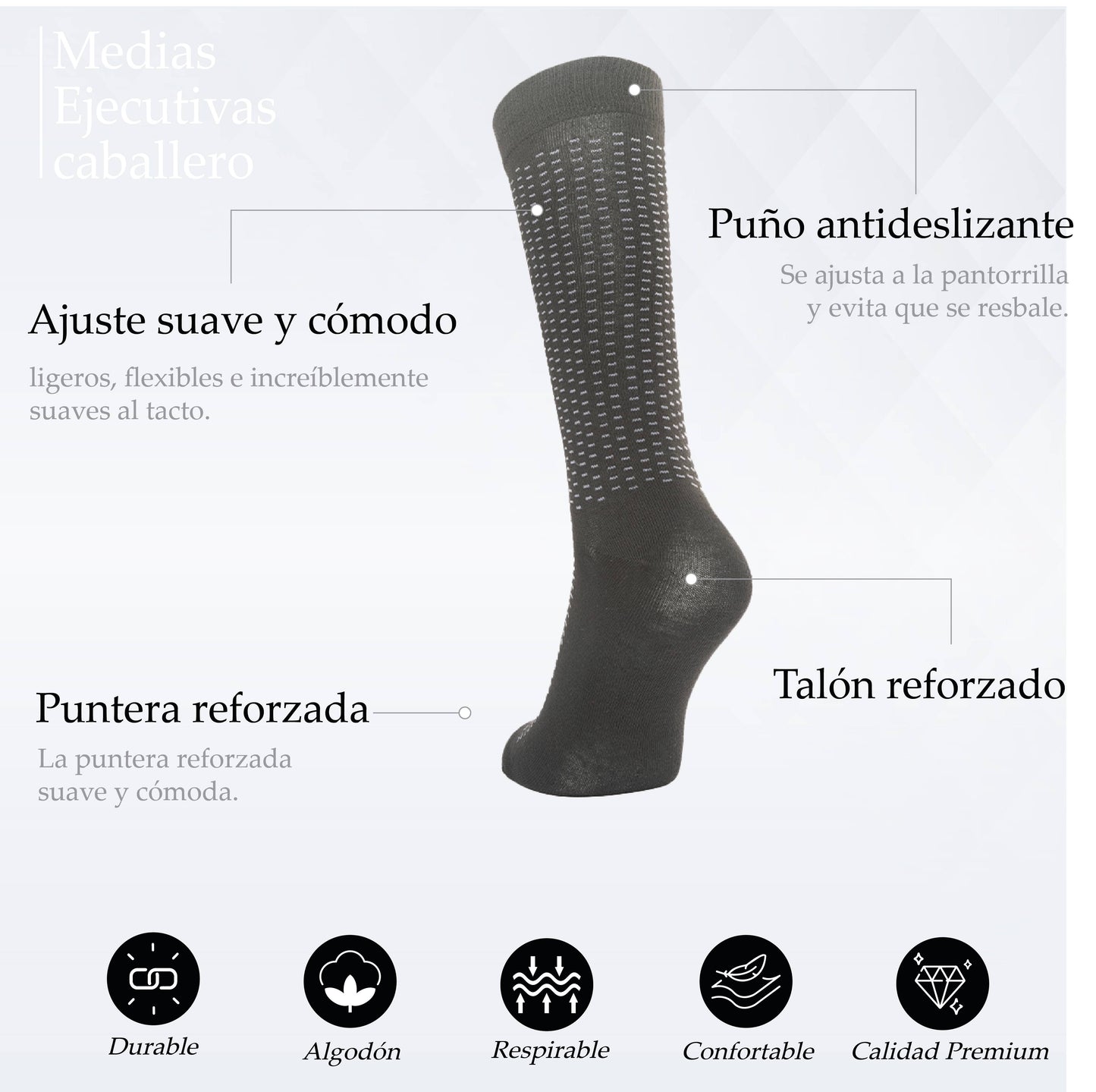 PACK DE 3 MEDIAS EJECUTIVAS
