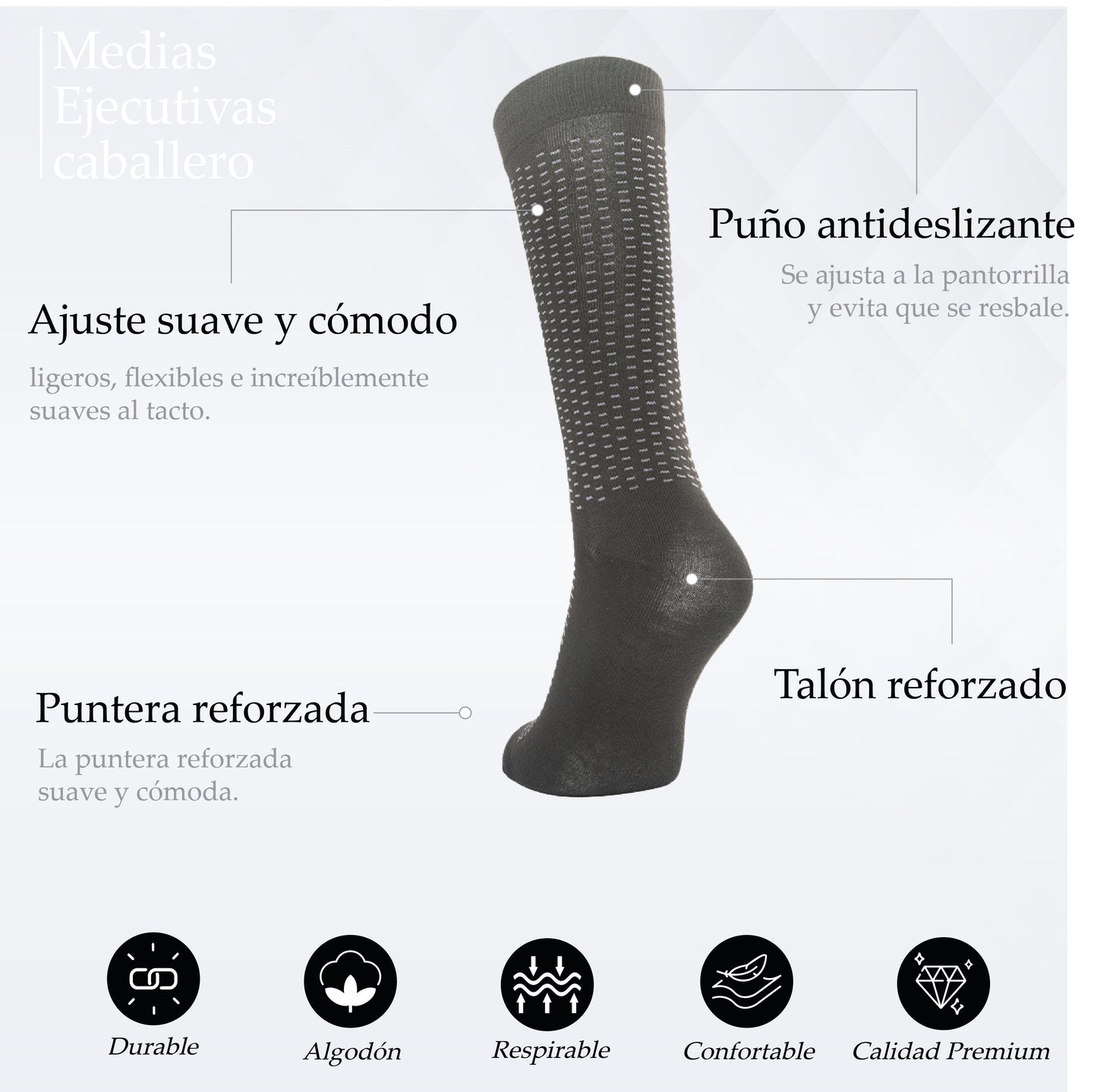 PACK DE 3 MEDIAS EJECUTIVAS