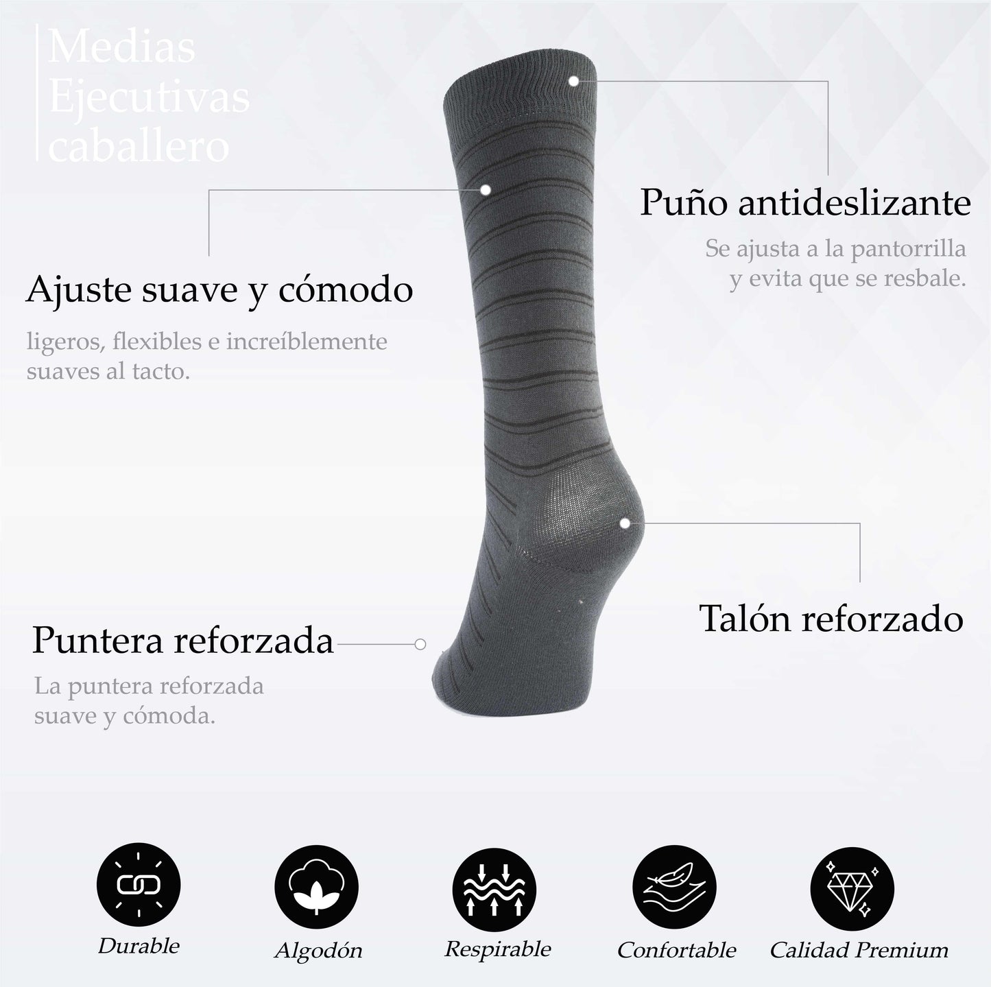 PACK DE 3 MEDIAS EJECUTIVAS