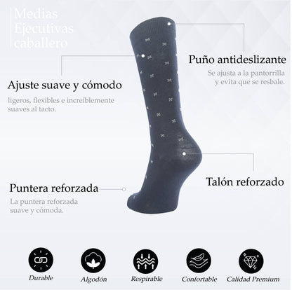 PACK DE 3 MEDIAS EJECUTIVAS