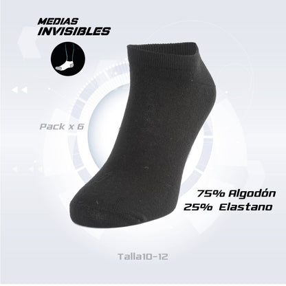 PACK DE 3 MEDIA INVISIBLE