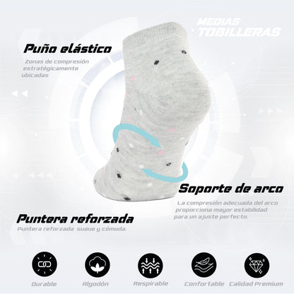 PACK DE 3 MEDIA INVISIBLE