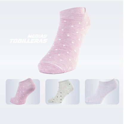 PACK DE 3 MEDIAS TOBILLERAS