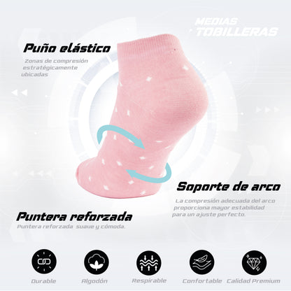 PACK DE 3 MEDIAS TOBILLERAS
