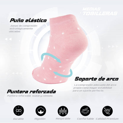 PACK DE 3 MEDIAS TOBILLERAS