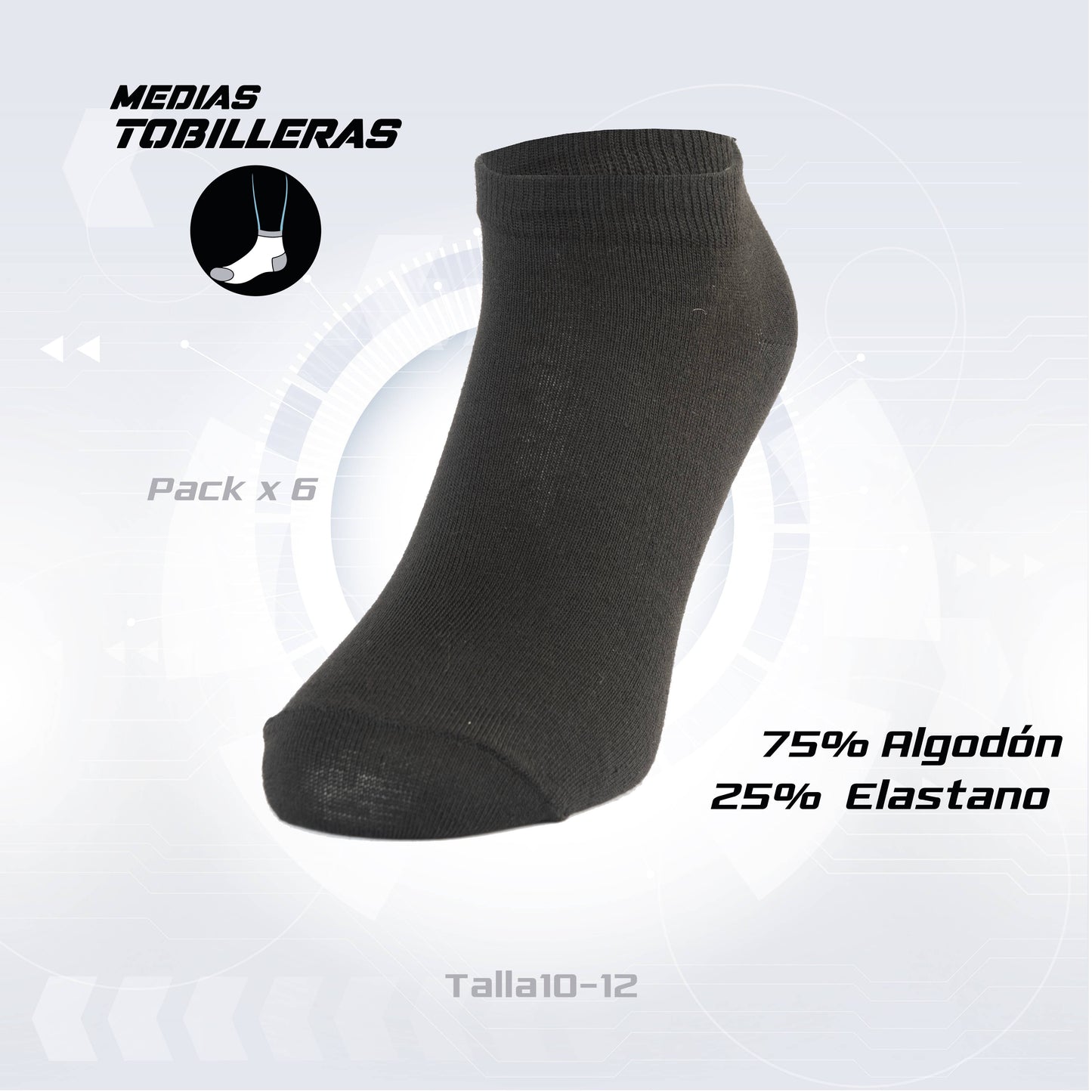 PACK DE 3 MEDIAS TOBILLERAS
