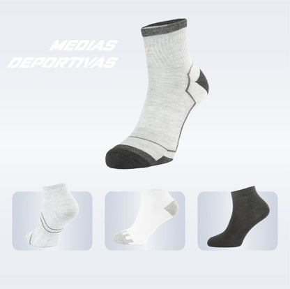 PACK DE 3 MEDIA TOBILLERA