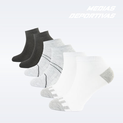 PACK DE 3 MEDIA TOBILLERA