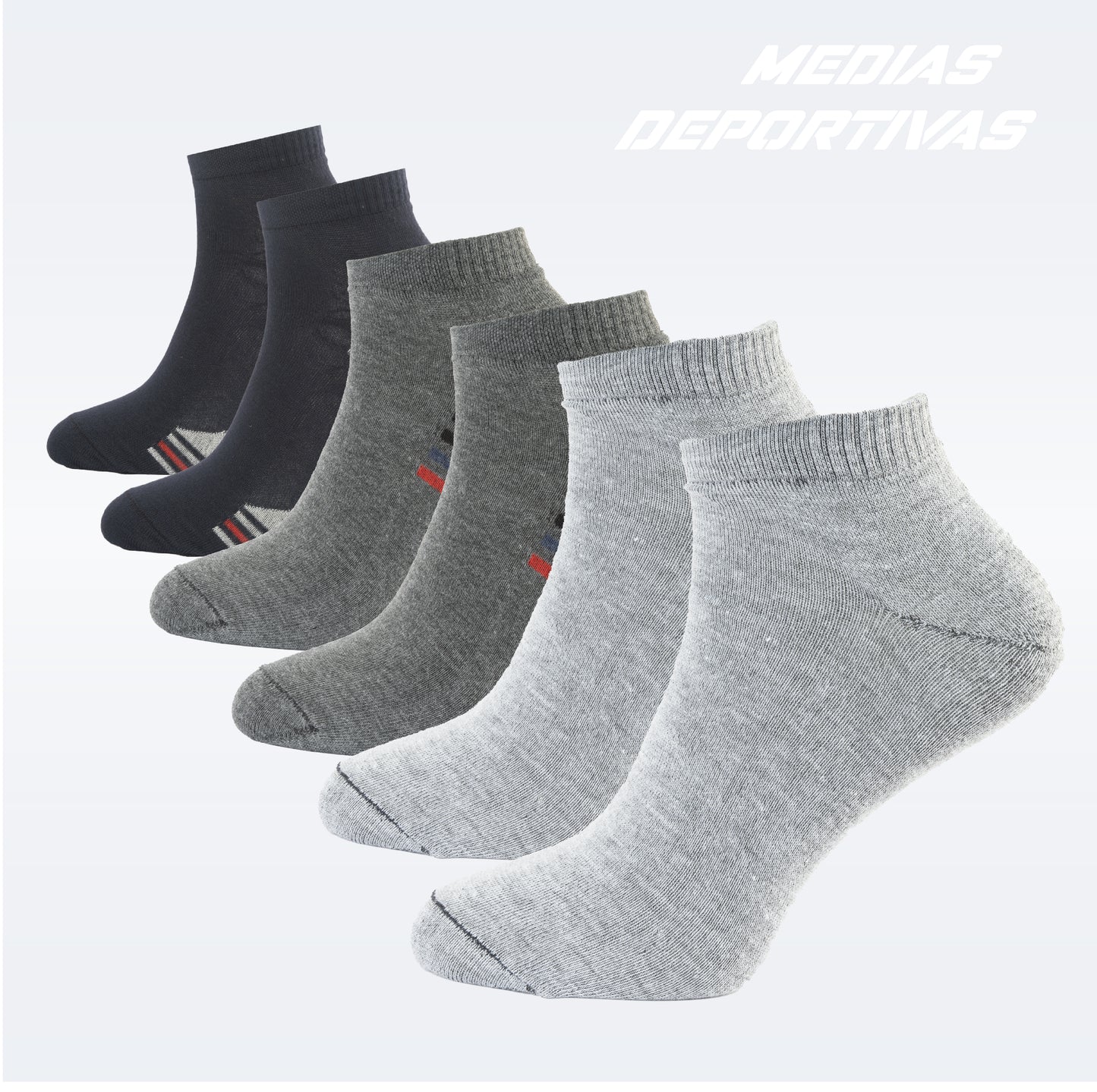 PACK DE 3 MEDIA TOBILLERA