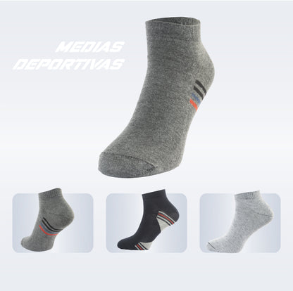 PACK DE 3 MEDIA TOBILLERA