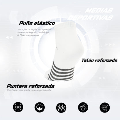 PACK DE 3 MEDIA TOBILLERA