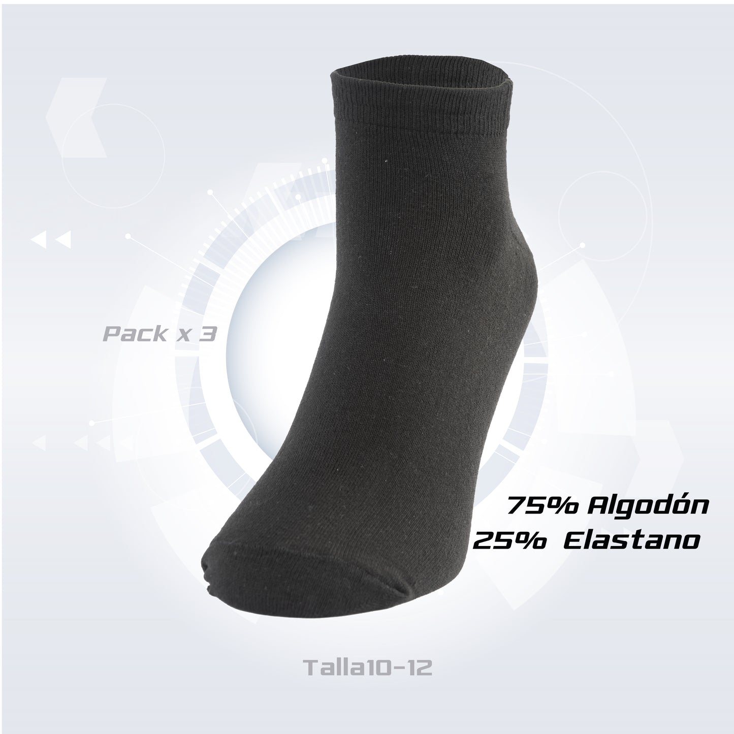 PACK DE 3 MEDIA TOBILLERA