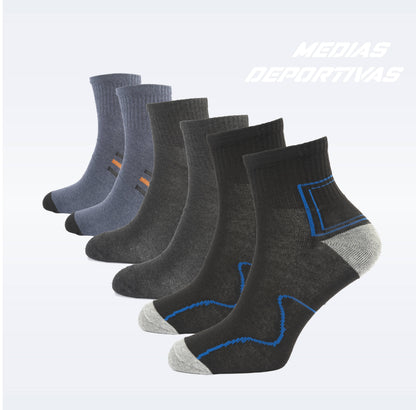 PACK DE 3 MEDIAS TENNIS