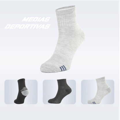 PACK DE 3 MEDIAS TENNIS