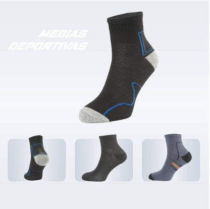 PACK DE 3 MEDIAS TENNIS