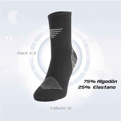 PACK DE 3 MEDIAS TENNIS