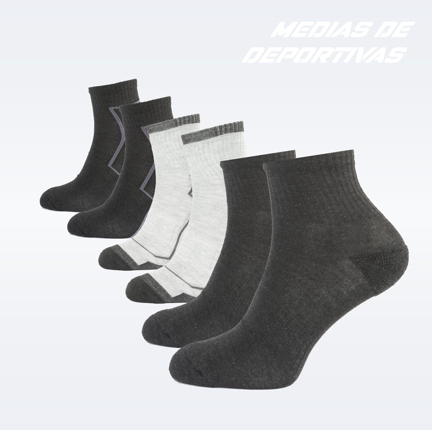 PACK DE 3 MEDIAS TENNIS