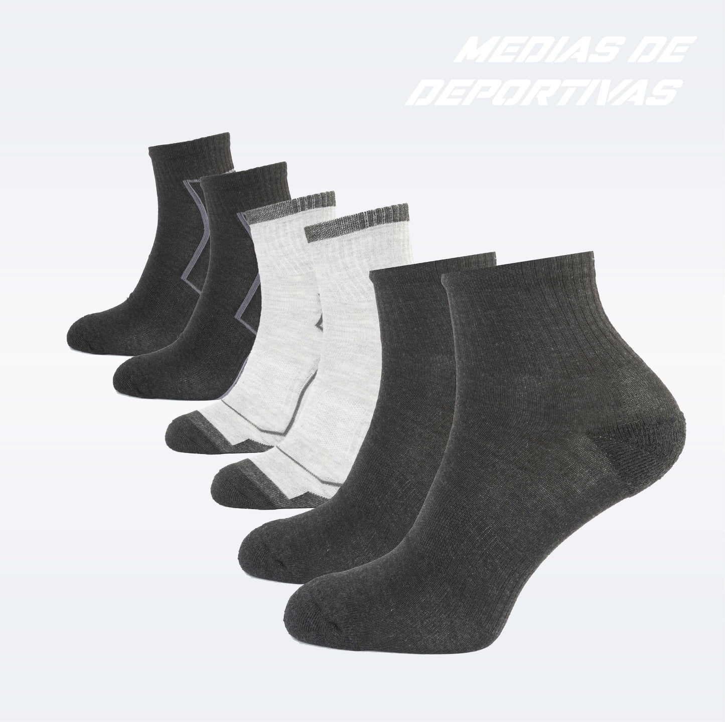 PACK DE 3 MEDIA TOBILLERA