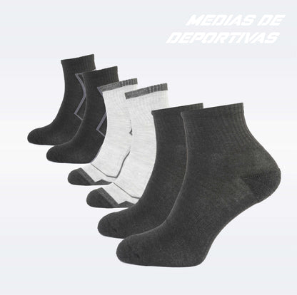 PACK DE 3 MEDIA TOBILLERA