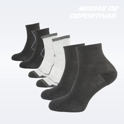 PACK DE 3 MEDIAS TENNIS