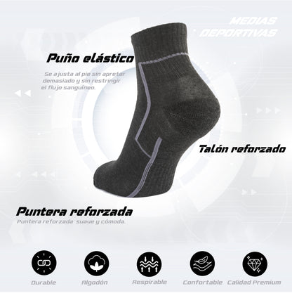 PACK DE 3 MEDIAS TENNIS