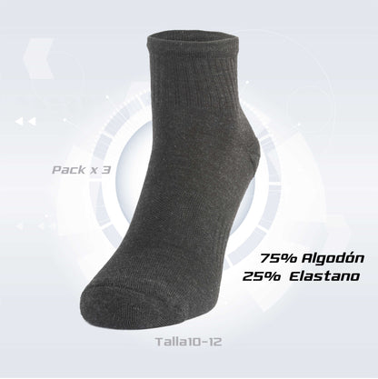 PACK DE 3 MEDIA TOBILLERA
